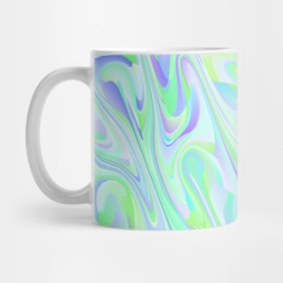 Funky Swirly Abstract Waves Mug